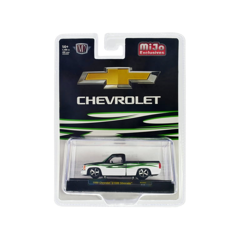 1990 Chevrolet C1500 Silverado Truck Black and White w