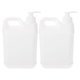 thumbnail image 1 of GOOHOCHY 2 botellas de plástico con bomba: dispensador de loción de 3 l, botellas vacías, contenedores de plástico rellenables para champú, gel de ducha, jabón de ropa, aceite esencial., 1 of 8