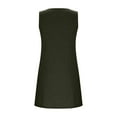 thumbnail image 5 of QATAINLAV Summer Dresses for Women 2025 Sleeveless Nightgowns Tank Dress with Pocekts Cotton Comfy A Line Jumper Mini Dresses Sleepwear Army Green XXL Lightning Sales Today, 5 of 7