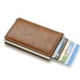 thumbnail image 4 of Rfid Credit Card Holder Men Wallets Bank Cardholder Case Small Leather Slim Thin Magic Mini Wallet Smart Minimalist Wallet  2023, 4 of 26