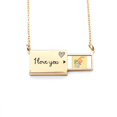 thumbnail image 1 of Formule Fonction Côté Longueur Zone Lettre Enveloppe Collier Pendentif Bijoux, 1 of 3