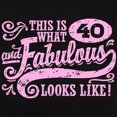 thumbnail image 3 of CafePress - 40Th Birthday Women's Dark T Shirt - Women's Traditional Fit Dark T-Shirt, 3 of 4