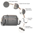 thumbnail image 3 of KXF Square PU Leather Shoulder Bag Women Chic Crossbody Bag Lady Handbag Trendy Satchel Purse Clutch, 3 of 7