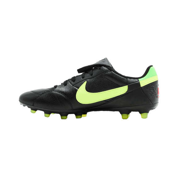 NIKE MENS PREMIER 3 LOW FG "BLACK GREEN STRIKE" HM0265 008 HM0265 008 from Stadium Goods