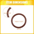 thumbnail image 2 of O Ring Seal Gasket, 16mm ID x 2mm CS for Cars Trucks SUVs Trailers Orings Seal Washer Replacement Automotive Faucet Repair Brown, 50 Pcs, 2 of 6