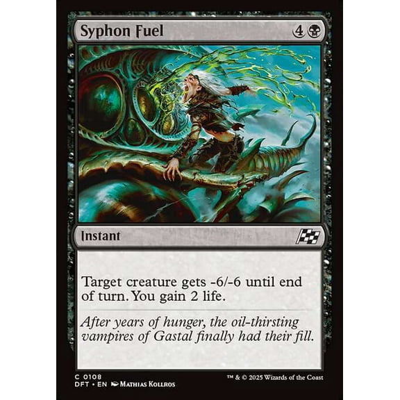 MtG Aetherdrift Common Syphon Fuel (FOIL) #108