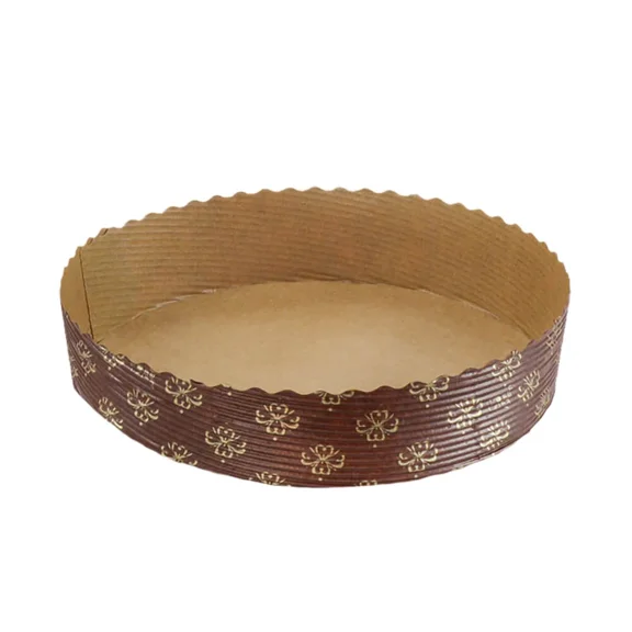 6 1/8" Round Paper Cake Pan, 6-Pack