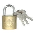 thumbnail image 1 of Candados de Acero Inoxidable Uxcell con Llave Igual, Candado de Grillete Largo con Llaves para Taquilla de Gimnasio, Puerta, Cerca, Exterior 1.6", 1 of 7