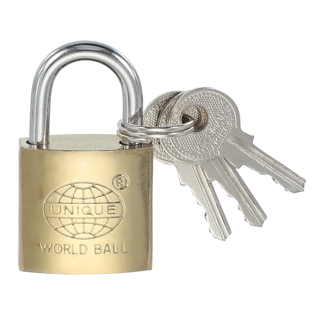 Candados de Acero Inoxidable Uxcell con Llave Igual, Candado de Grillete Largo con Llaves para Taquilla de Gimnasio, Puerta, Cerca, Exterior 1.6"