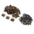 thumbnail image 6 of 50 Pieces Small Hinges Bronze Hinges with Screws for Wooden Hinge Cabinet Drawer Jewelry Boxes Chest Dresser, 6 of 8