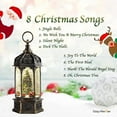 thumbnail image 5 of 13-Inch Musical Snow Globe Lantern, LED Rotating Christmas Tree Water Lantern, Flashing Holiday Decor & Xmas Gifts, 5 of 7