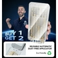 thumbnail image 3 of MAGIC JOHN 3rd GEN Screen Protector for iPhone 16 Pro Max Corning Tempered Glass Easy to Use [2 Pack], 3 of 8