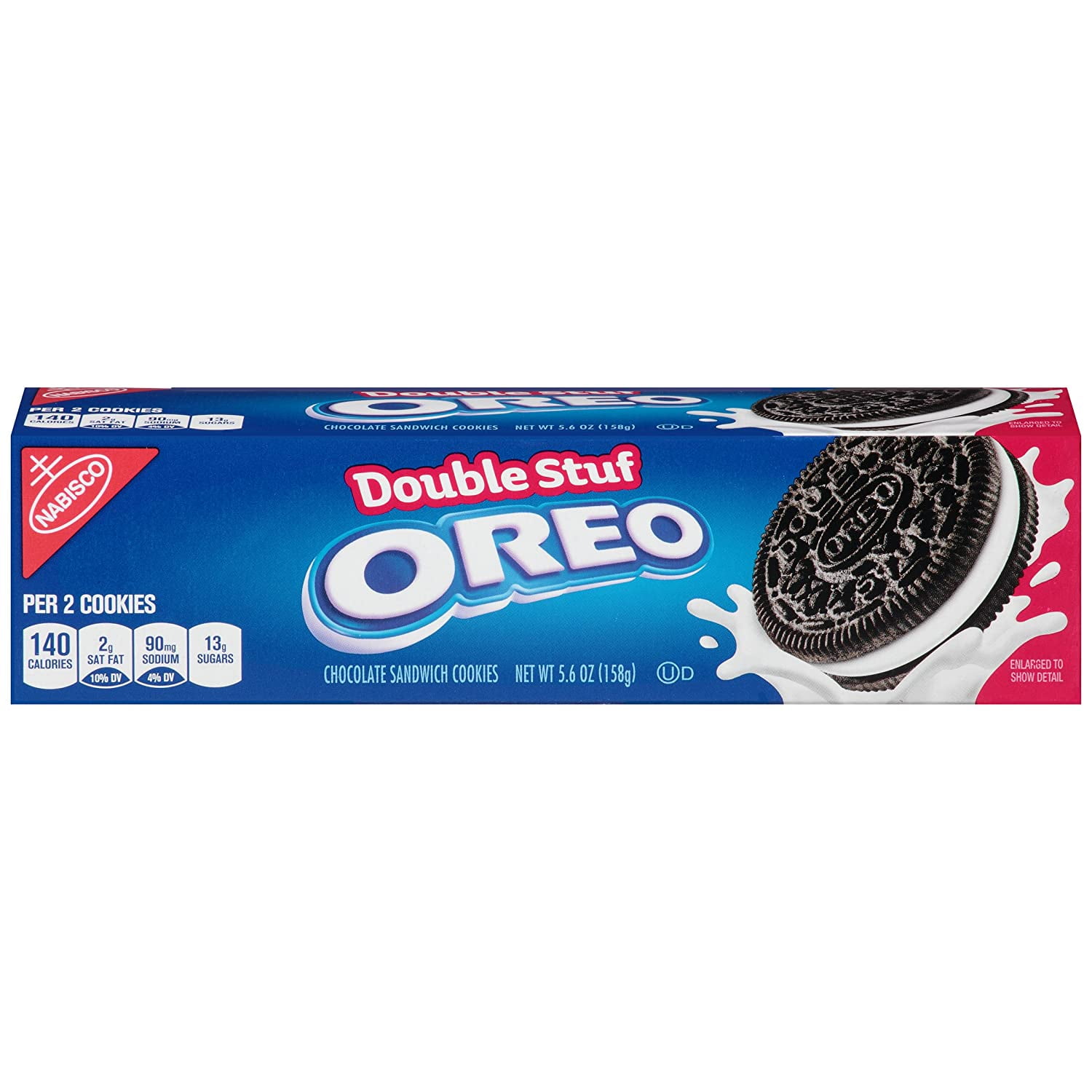 Oreo Double Stuf Chocolate Sandwich Cookies 12 Packs 5 6 Oz Walmart Com