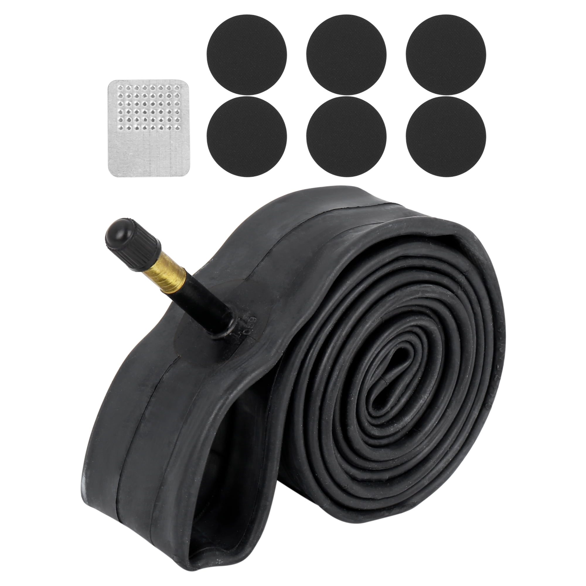 24' Bike Tube with Tire Repair Kit 24x1.75-2.125 48mm US Type Valve Inner Tube