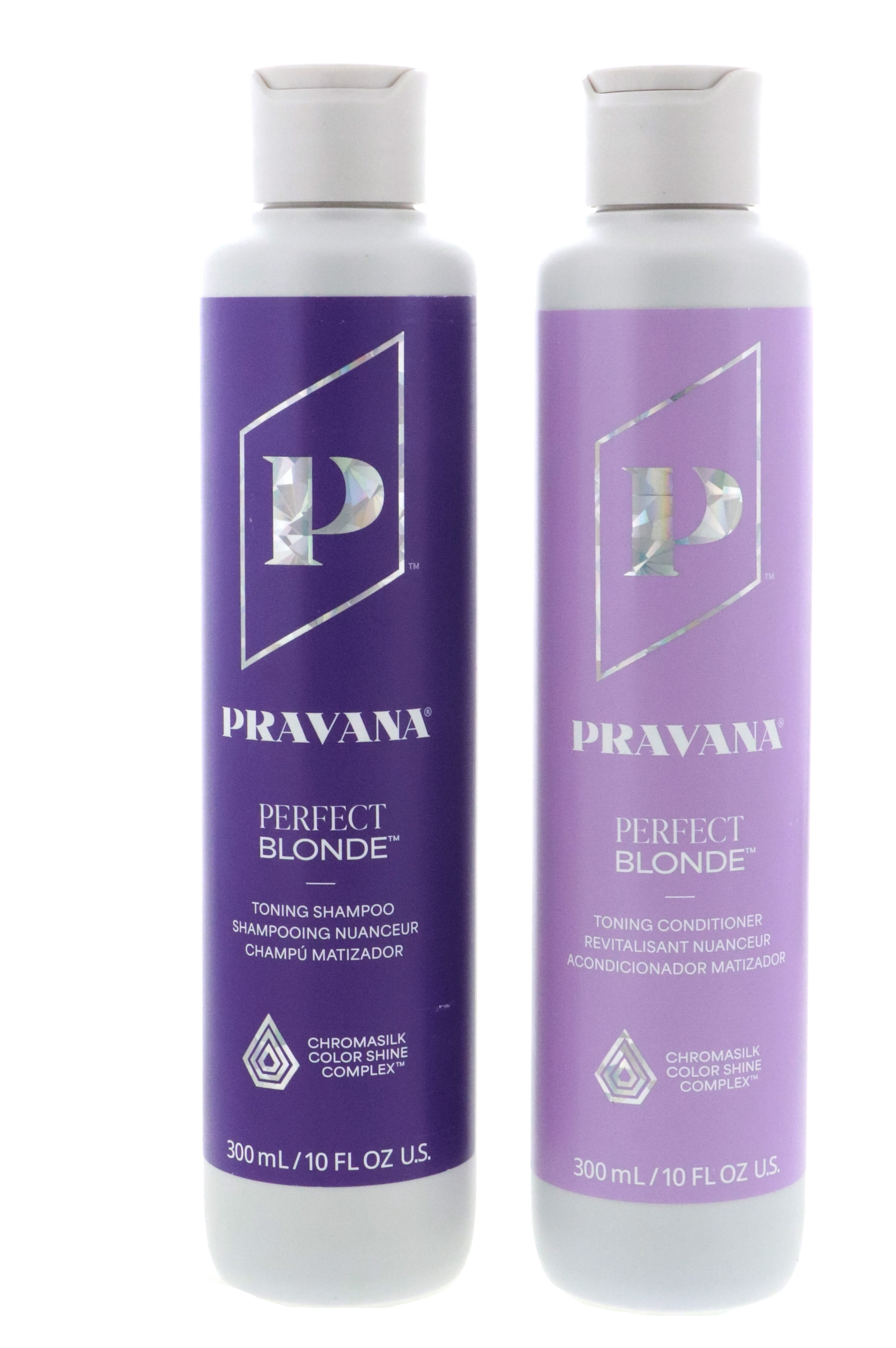 Pravana Perfect Blonde Toning Shampoo and Conditioner Set 10 oz