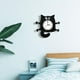 thumbnail image 5 of Reloj de pared de dibujos reloj de pis que no hace tictac, para dormitorio, oficina, hogar, pared, decoración de cocina perfecl Relojes de pared, 5 of 8