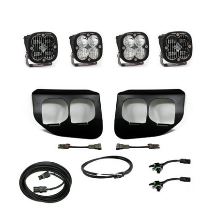 Baja Design 447738UP Fog Lights Dual FPK SAE/Sport DC For 20-22 Super Duty Fits select: 2020-2022 FORD F250, 2020-2022 FORD F350