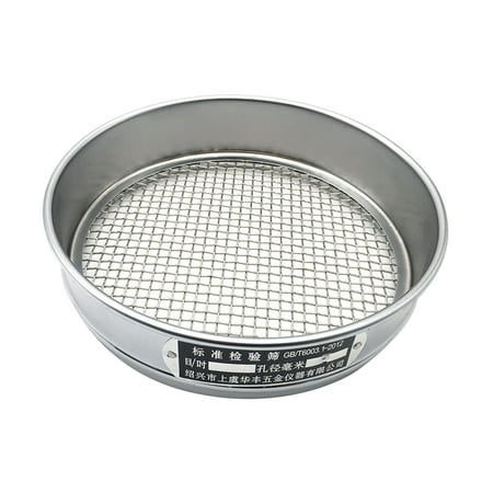 

CHOMOEN Dia 20cm From 4 Mesh To 60 Mesh Stainless Steel Net Chroming Body Test Sieve Standard Test Sieve Laboratory Sieve