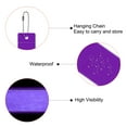 thumbnail image 4 of Unique Bargains Réflecteur de Sécurité, Lot de 8 Pendentifs Étiquettes Réfléchissantes pour Sac à Dos, Violet, 4 of 5