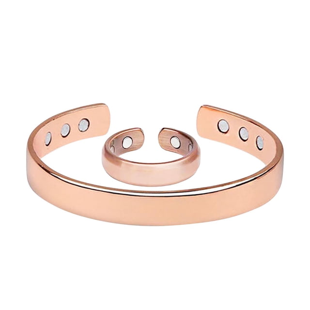 Fiudx Pulsera Magnética de Titanio, Diseño de Carbono, Oro y Titanio, Terapia Magnética Que Mejora La Salud, Ajuste Elástico Elegante y Cómodo, Ideal para Uso Diario o Regalo, Accesorio Unisex.
