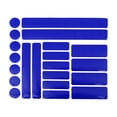 thumbnail image 3 of 21pcs Blue Reflective Stickers Safety Warning Strip Tape for Car Trucks Bicycles Motorcycles, 3 of 6