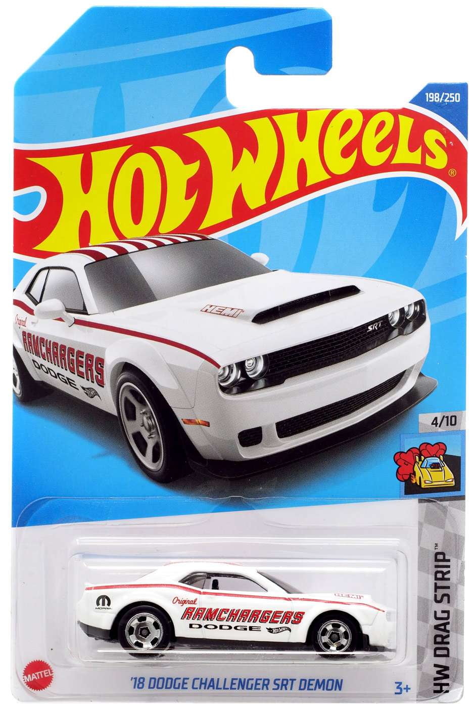 Hot Wheels Hw Drag Strip 18 Dodge Challenger Srt Demon 1 64 Diecast