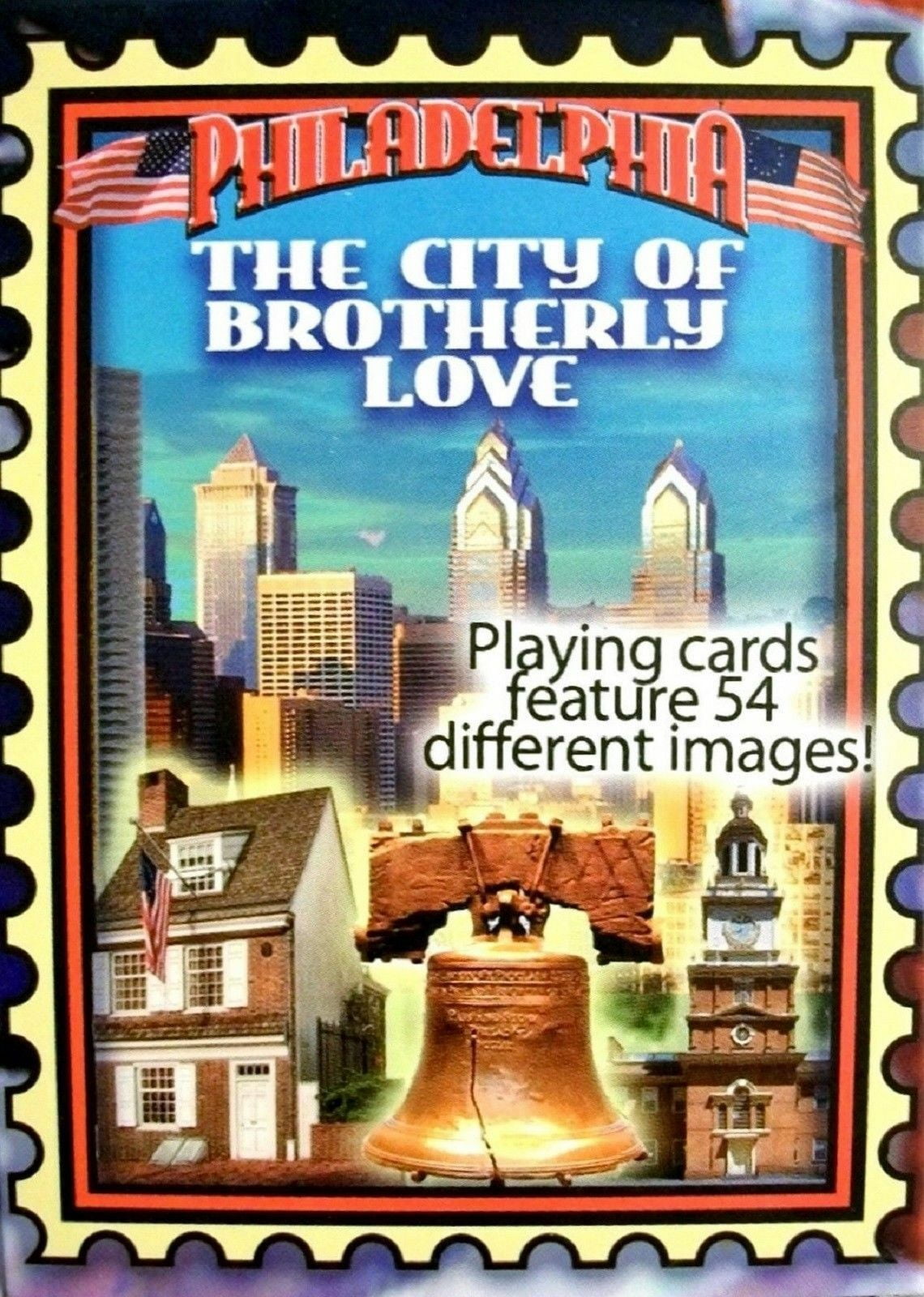 Philadelphia the City of Brotherly Love Souvenir Playing Cards ...