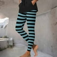 thumbnail image 5 of Ayfxijin Halloween Hiking Pants Women's Striped Print Leggings Sports Fitness Pants Tight Peach Hip Yoga Stretch Pants, 5 of 9