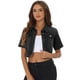 thumbnail image 1 of Chaqueta Corta Informal Allegra K Vaquera Negro S, 1 of 5