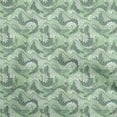 thumbnail image 1 of oneOone Rayon Green Fabric Asian Japanese Wave Craft Projects Decor Fabric Printed By The Yard 56 Inch Wide, 1 of 4