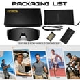 thumbnail image 5 of KANASTAL Over Glasses Sunglasses for Men Women Fit over Wraparound Sport Sun GLasses Cycling Black Lens, 5 of 7