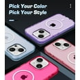 thumbnail image 7 of for iPhone 13 and iPhone 14 Magsafe Case, 6.6ft Drop Protection, Full Body Screen Camera Protective Phone Case, Blue, 7 of 7