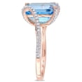 thumbnail image 3 of Everly Women's Topaz 14K Rose Gold Engagement Ring, 3 of 8