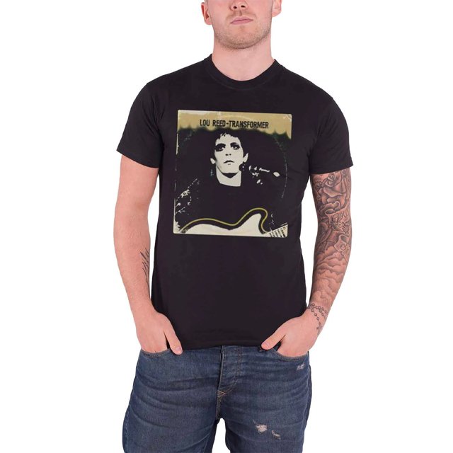 Lou Reed - Camiseta Transformer Vintage de Algodón para Adultos Unisex (Negro)
