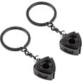 thumbnail image 1 of 2 Pcs Keyring Rotary Wankel Engine Rotor Car Engine Part Gift Car Accessories Key Chain, 1 of 5