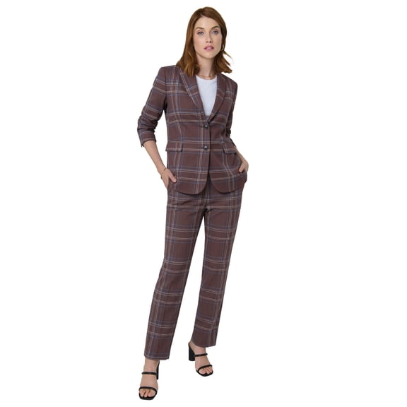 Jessica London Two Piece Single Breasted Pant Suit Set