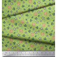 thumbnail image 3 of Soimoi Polyester Crepe Fabric Anchor Hook,Crab & Starfish Ocean Print Fabric by Yard 52 Inch Wide, 3 of 3