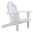 thumbnail image 1 of Bowery Hill Traditional Wood Outdoor Chair with Arm Rests in White, 1 of 17