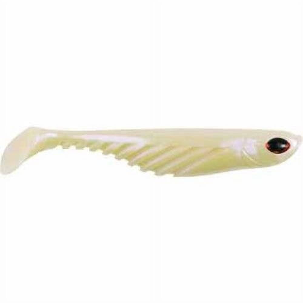 PowerBait Ripple Shad, 4" 4" Length, Pearl White, Per 5 1307711
