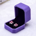 thumbnail image 1 of Visland Velvet Engagement Wedding Earring Ring Pendant Jewelry Display Box Gift Case, 1 of 8