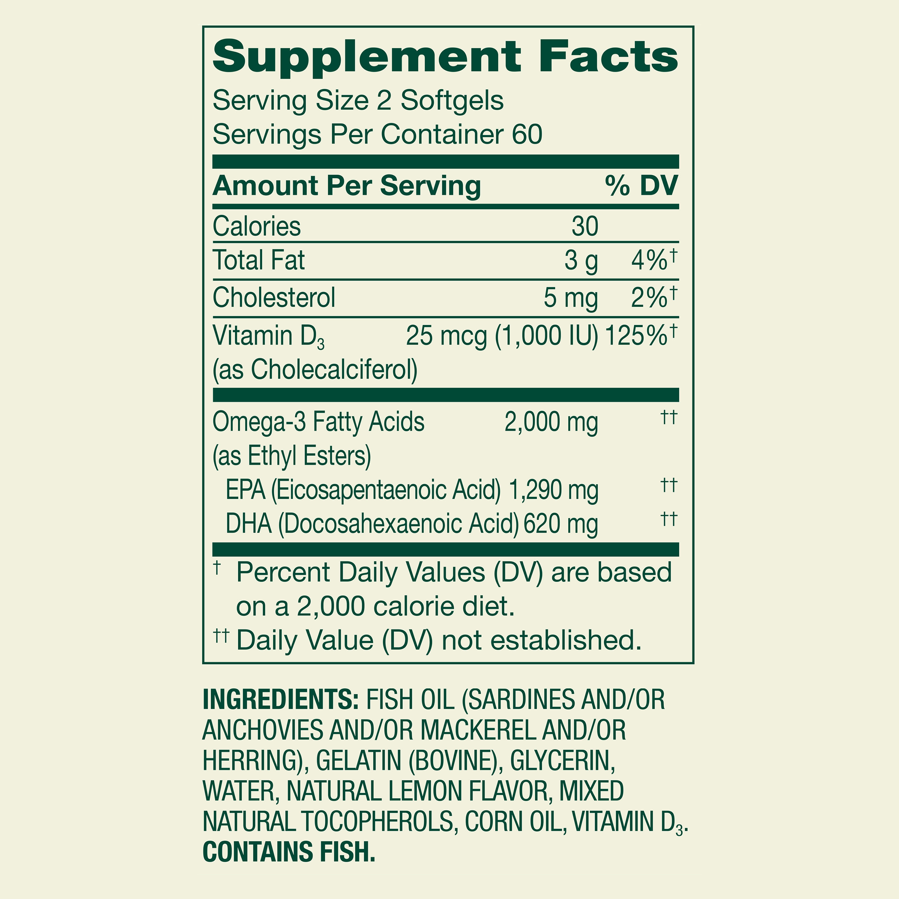 Spring Valley Maximum Care Omega-3 Fish Oil Softgels photo 2