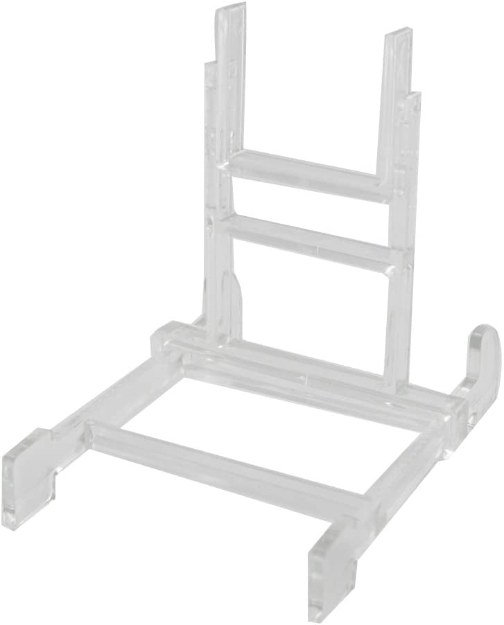 Plate Stands for Display Adjustable Plate Holder Plastic Display