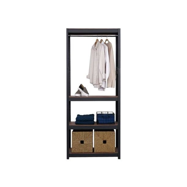 Best Home Fashion Kepsuul Clothing Rack Customizable Modular Shelving ...