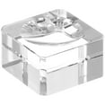 thumbnail image 1 of Crystal Ball Stand Clear Educational Ball Model Holder Glass Ball Base Stand with Camber Concave for Display, 1 of 8