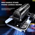 thumbnail image 2 of Extendable Selfie Stick Tripod with Bluetooth Remote for iPhone & Android Phones, Portable Lightweight Travel Tripod Stand for Video Recording, Vlogging & Photography, Black 11.7cm Compact, 2 of 8