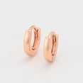 thumbnail image 3 of Arracadas Huggies Minis 0.9 cm Oro Rosa Lam 18k Para Niña, 3 of 7