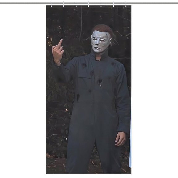 Michael Myers Shower Curtain, Bath Curtain Bathroom Home Decor Waterproof Polyester for Bathroom with 12 Hooks 35.43x70.87Inch（90x180cm）