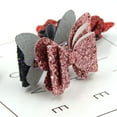 thumbnail image 4 of COMPUKAS 6Pack Sparkly Sequin Hair Barrettes Golden Metal Hair Accessory for Festivals, 4 of 8