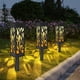 thumbnail image 4 of Paquete de 8 luces solares para caminos al aire libre,Luces solares impermeables al aire libre,Luces solares para jardín exterior,Luces solares de paisaje, 4 of 5