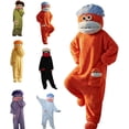 thumbnail image 4 of Big Mouth Monster Onesie Goofy Monster Onesie Plush Adult Pajamas, 4 of 8